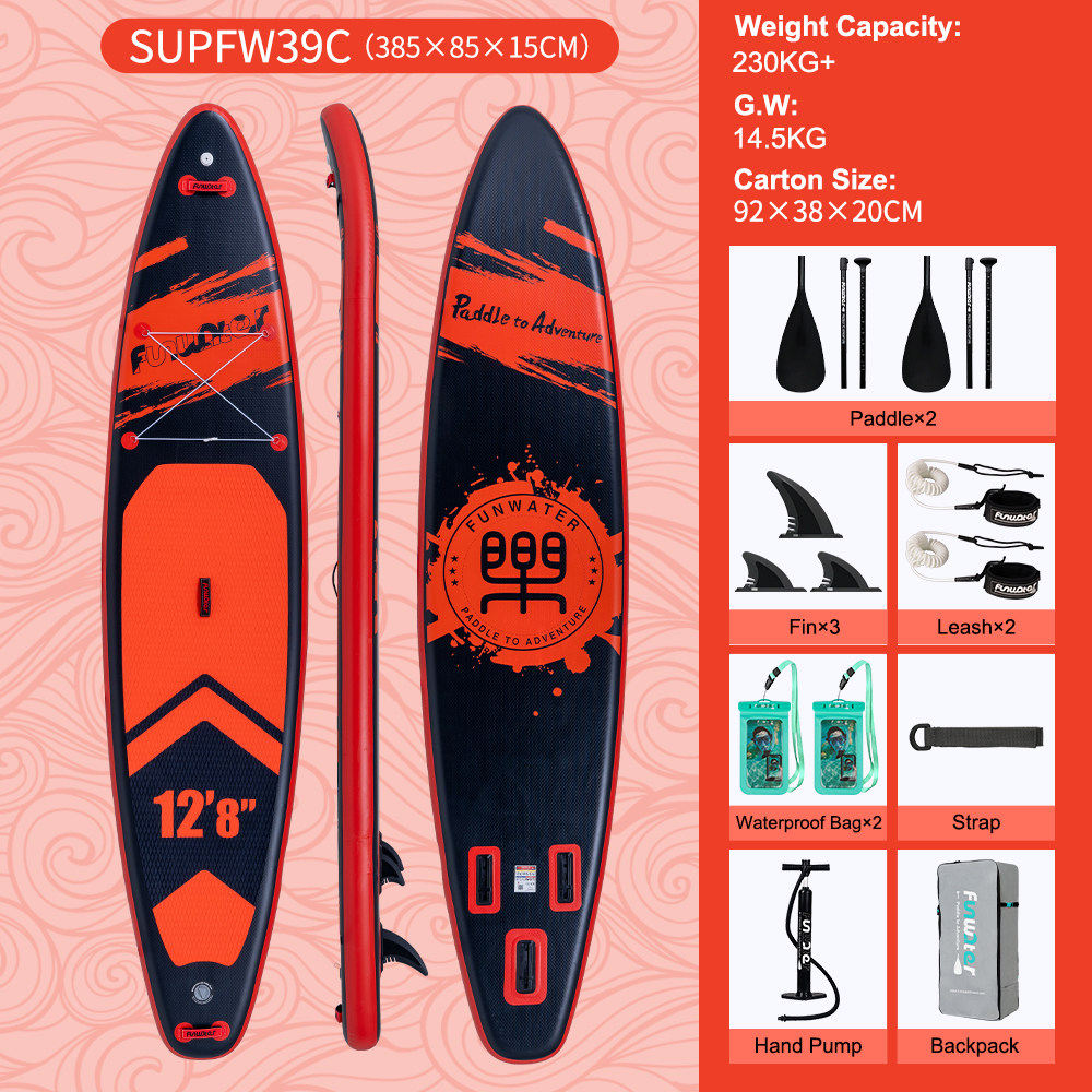 Nafukovací paddleboard FunWater RedBase 3858515cm